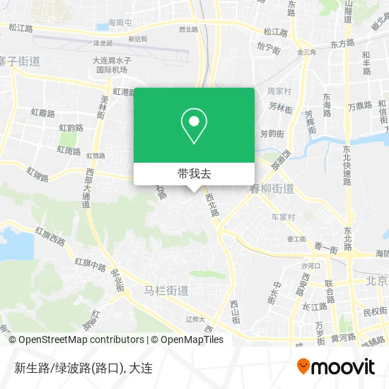 新生路/绿波路(路口)地图