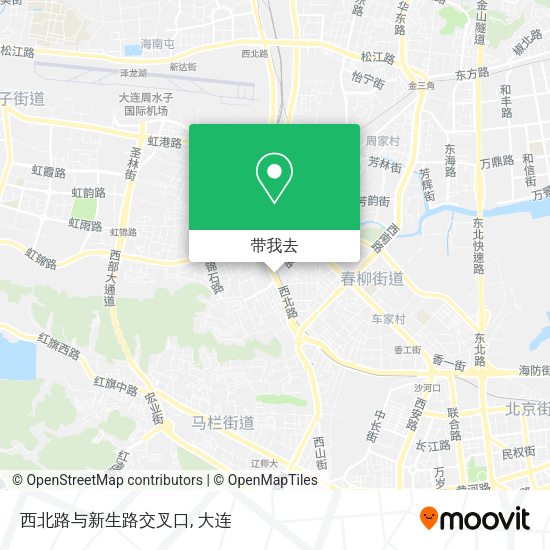 西北路与新生路交叉口地图