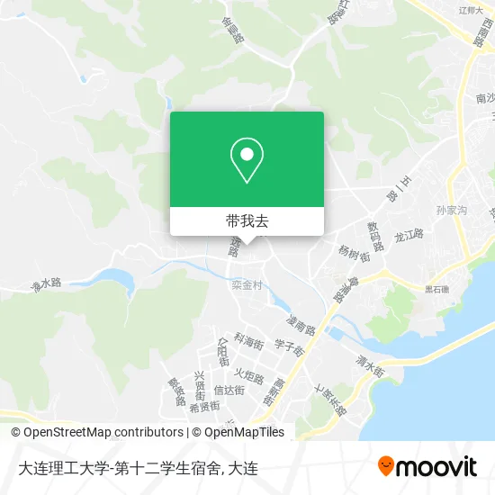 大连理工大学-第十二学生宿舍地图