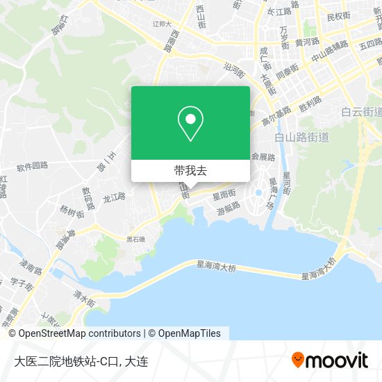 大医二院地铁站-C口地图
