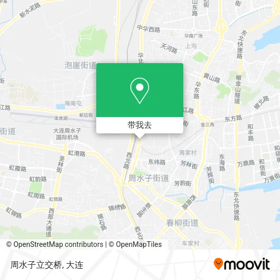 周水子立交桥地图