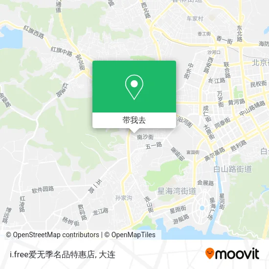 i.free爱无季名品特惠店地图