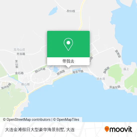 大连金滩假日大型豪华海景别墅地图