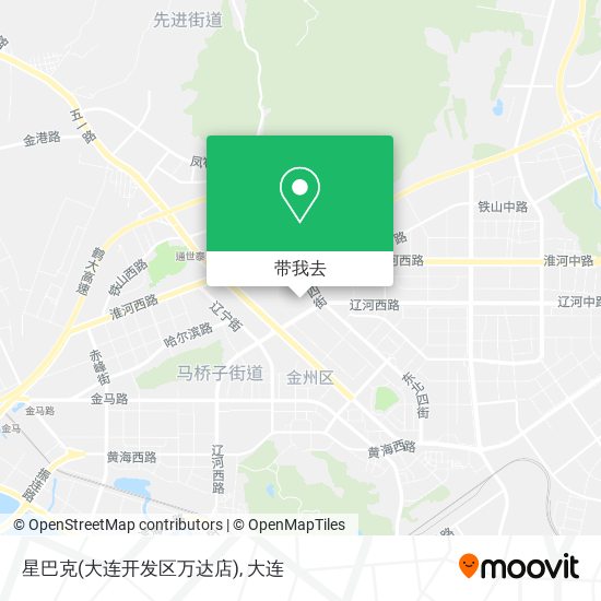 星巴克(大连开发区万达店)地图