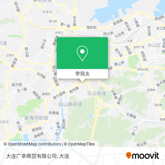 大连广幸商贸有限公司地图