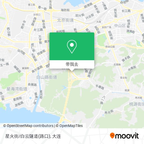 星火街/白云隧道(路口)地图
