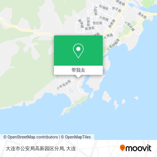 大连市公安局高新园区分局地图
