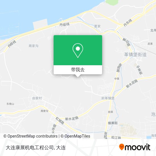 大连康展机电工程公司地图