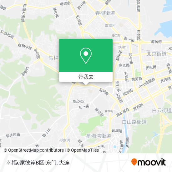 幸福e家彼岸B区-东门地图