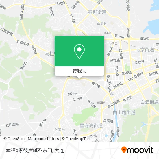 幸福e家彼岸B区-东门地图