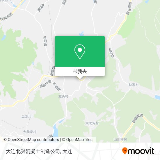 大连北兴混凝土制造公司地图