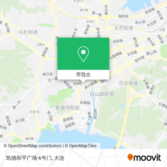 凯德和平广场-6号门地图