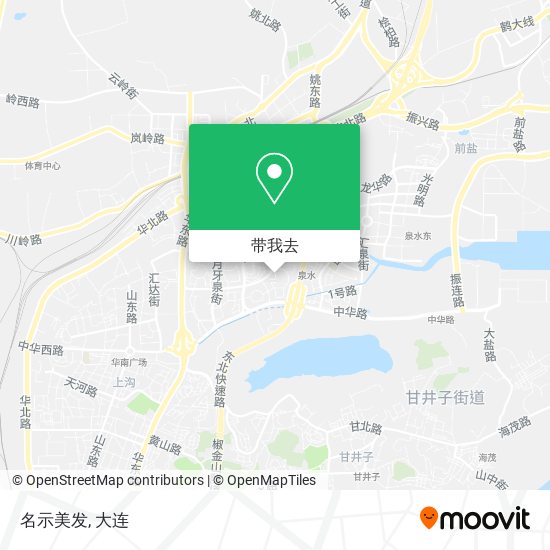 名示美发地图