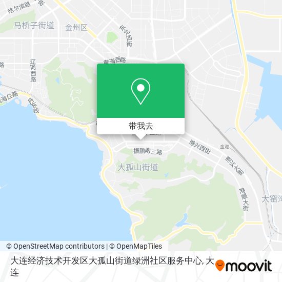 大连经济技术开发区大孤山街道绿洲社区服务中心地图