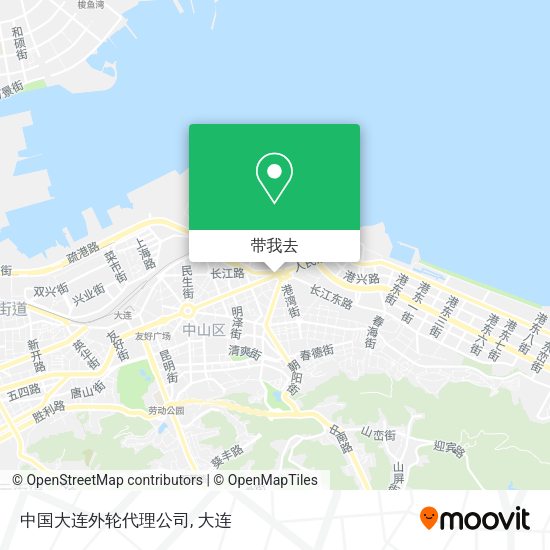 中国大连外轮代理公司地图