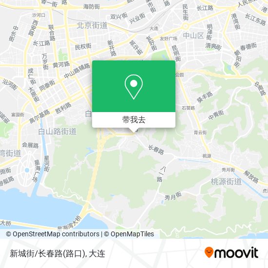 新城街/长春路(路口)地图
