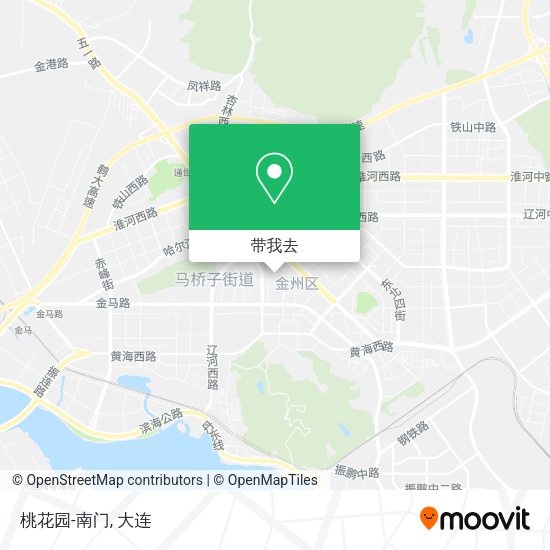 桃花园-南门地图