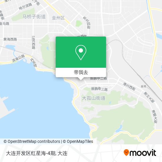 大连开发区红星海-4期地图