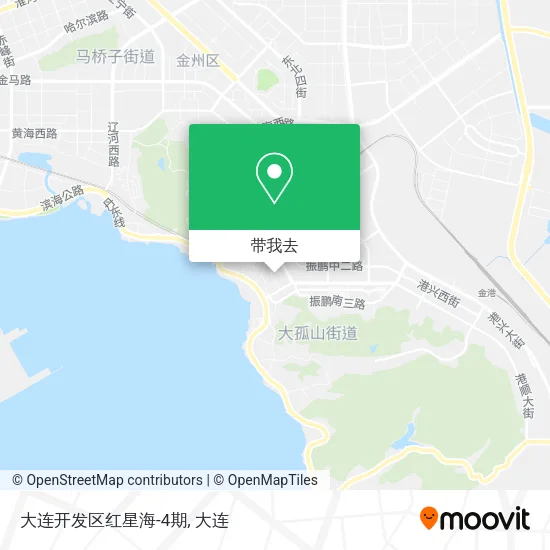 大连开发区红星海-4期地图