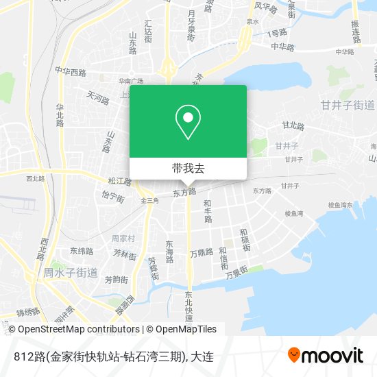 812路(金家街快轨站-钻石湾三期)地图