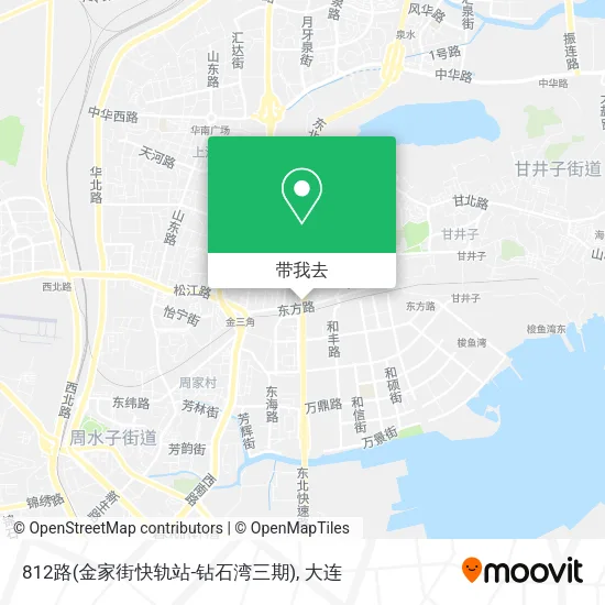 812路(金家街快轨站-钻石湾三期)地图