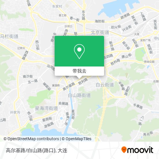 高尔基路/白山路(路口)地图