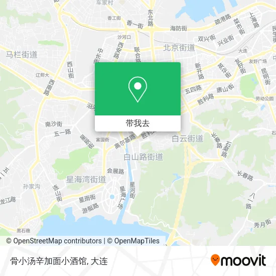 骨小汤辛加面小酒馆地图