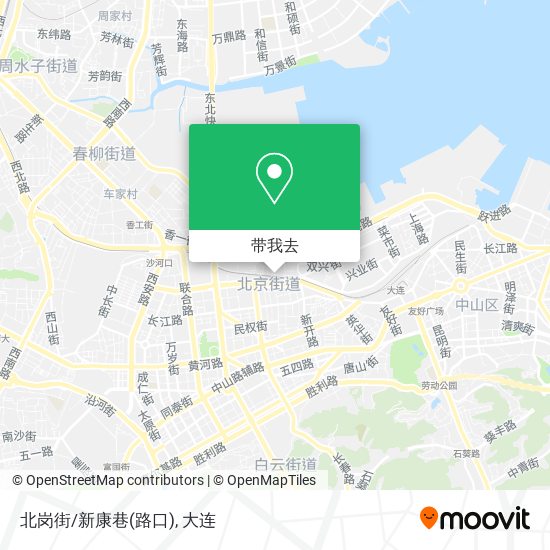 北岗街/新康巷(路口)地图