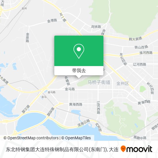 东北特钢集团大连特殊钢制品有限公司(东南门)地图