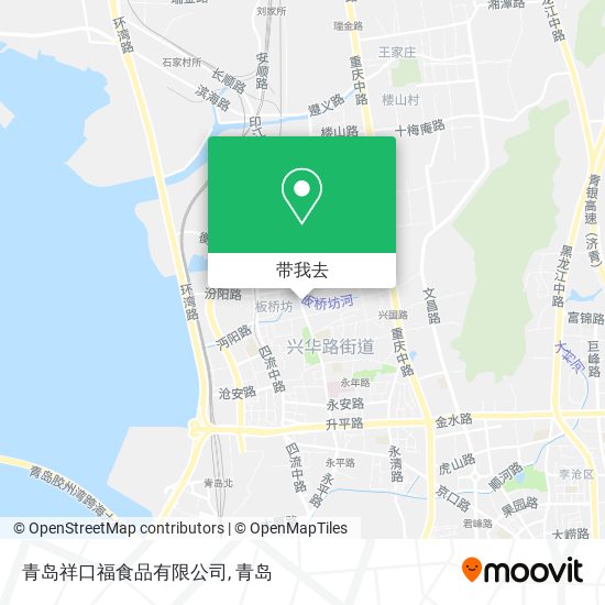 青岛祥口福食品有限公司地图