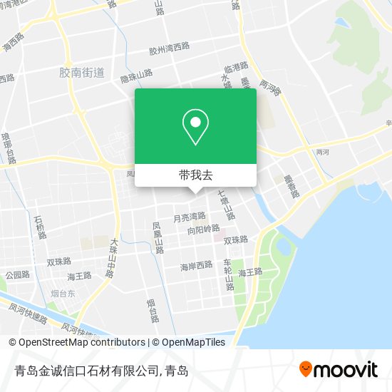 青岛金诚信口石材有限公司地图