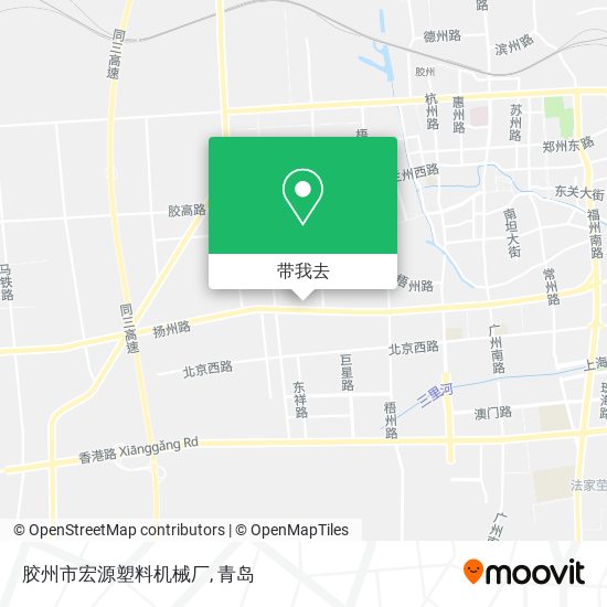 胶州市宏源塑料机械厂地图