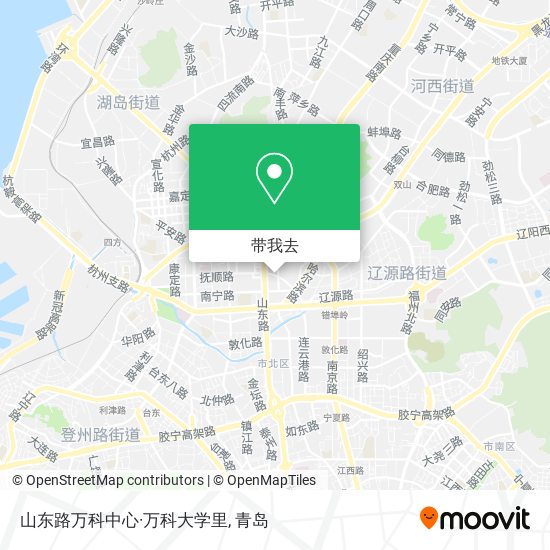 山东路万科中心·万科大学里地图