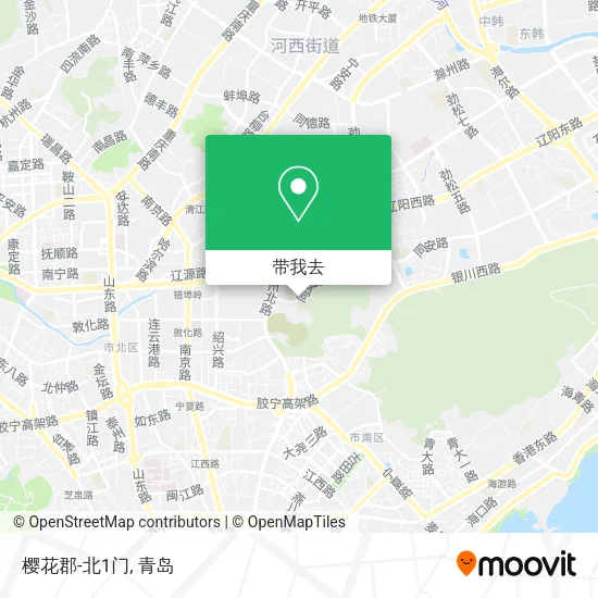 樱花郡-北1门地图