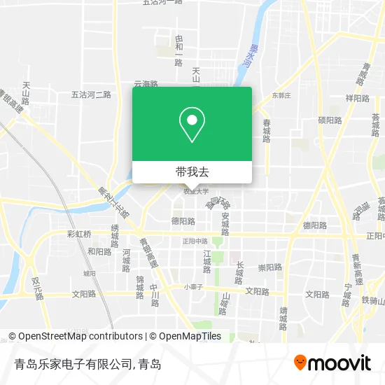 青岛乐家电子有限公司地图