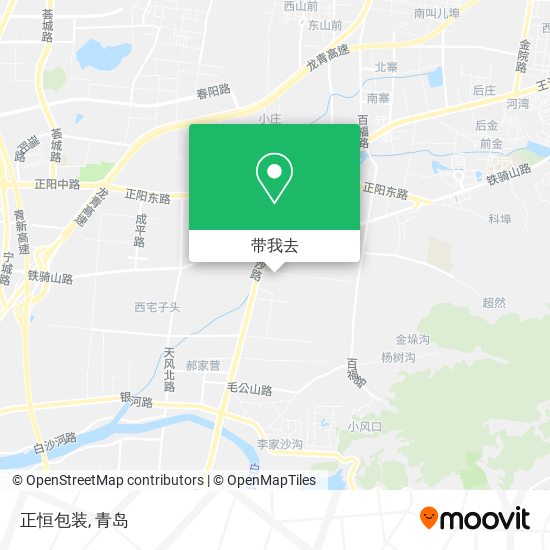 正恒包装地图