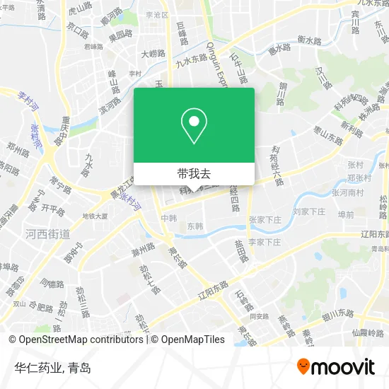 华仁药业地图