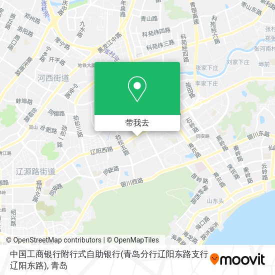 中国工商银行附行式自助银行(青岛分行辽阳东路支行辽阳东路)地图
