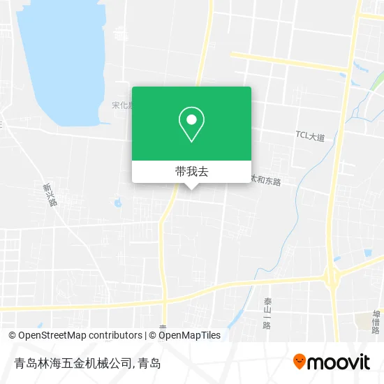 青岛林海五金机械公司地图