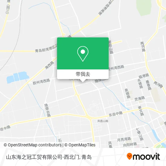 山东海之冠工贸有限公司-西北门地图