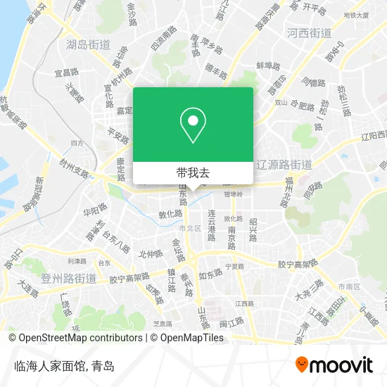 临海人家面馆地图