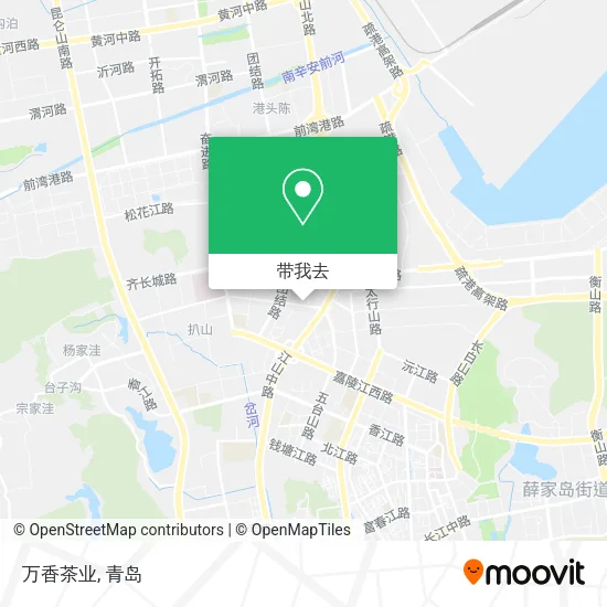万香茶业地图