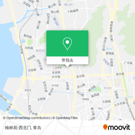 翰林苑-西北门地图