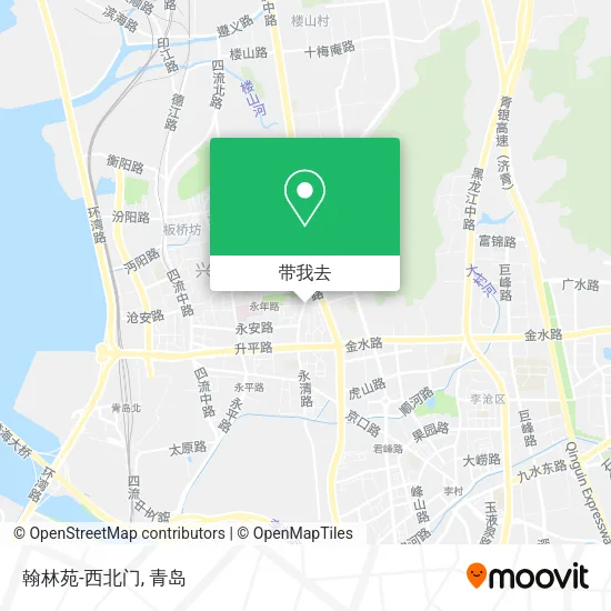 翰林苑-西北门地图