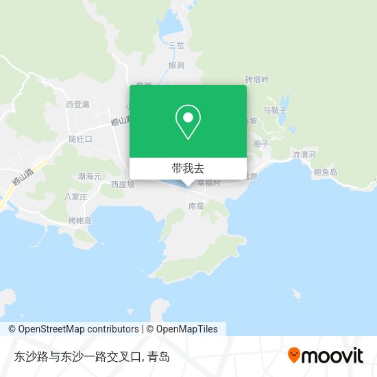 东沙路与东沙一路交叉口地图