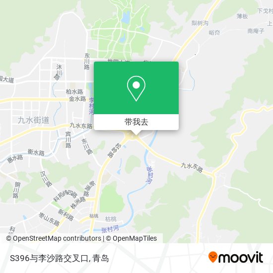 S396与李沙路交叉口地图
