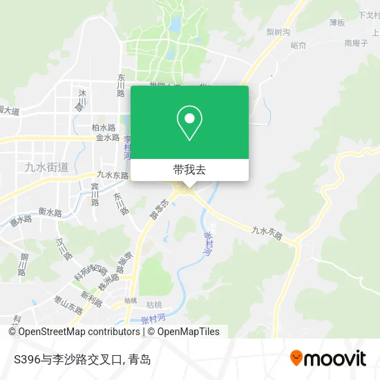 S396与李沙路交叉口地图