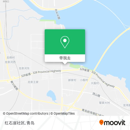 红石崖社区地图
