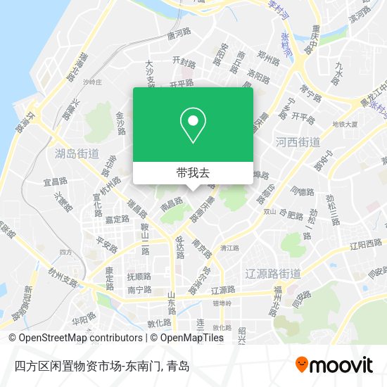 四方区闲置物资市场-东南门地图