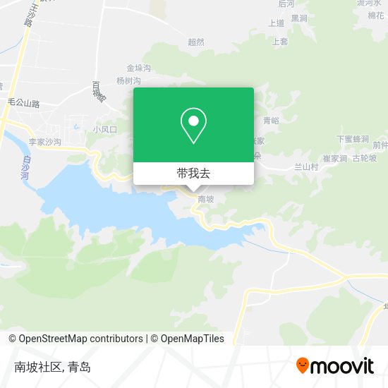 南坡社区地图